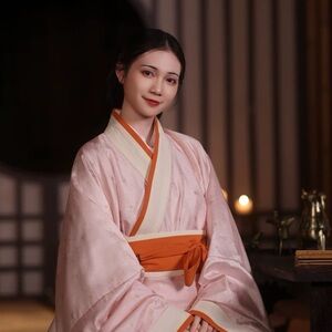 Han dynasty Chinese hanfu quju, summer weight